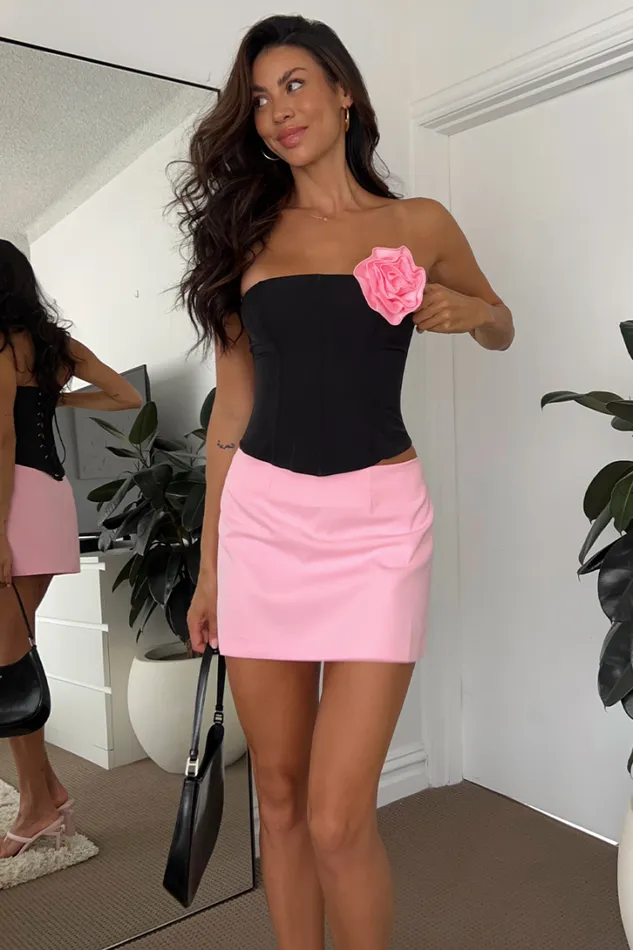 Runaway The Label Skirts ROMY MINI SKIRT Pink 8211 Women Runaway The Label Skirts ROMY MINI SKIRT Pink 8211 Women