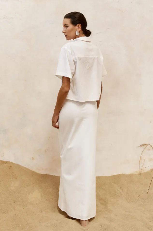 Runaway The Label Skirts VERONA MAXI SKIRT White 8211 Women