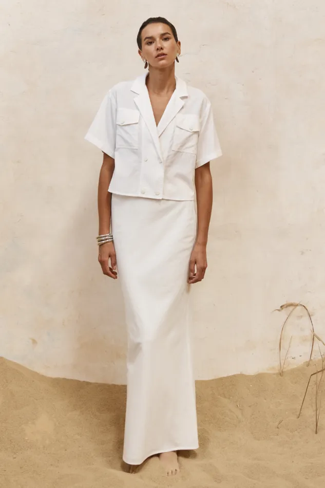 Runaway The Label Skirts VERONA MAXI SKIRT White 8211 Women