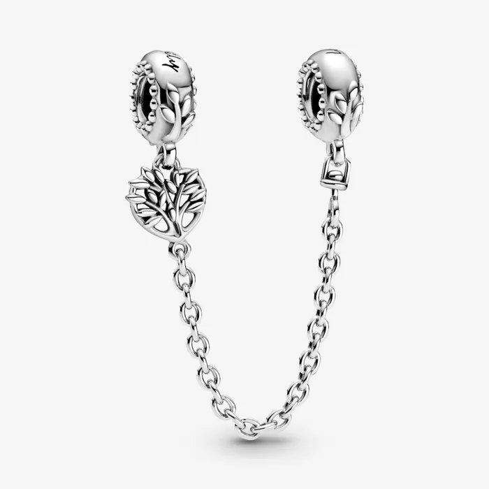 Safety Chains Women Pandora Heart Family Tree Safety Chain Charm