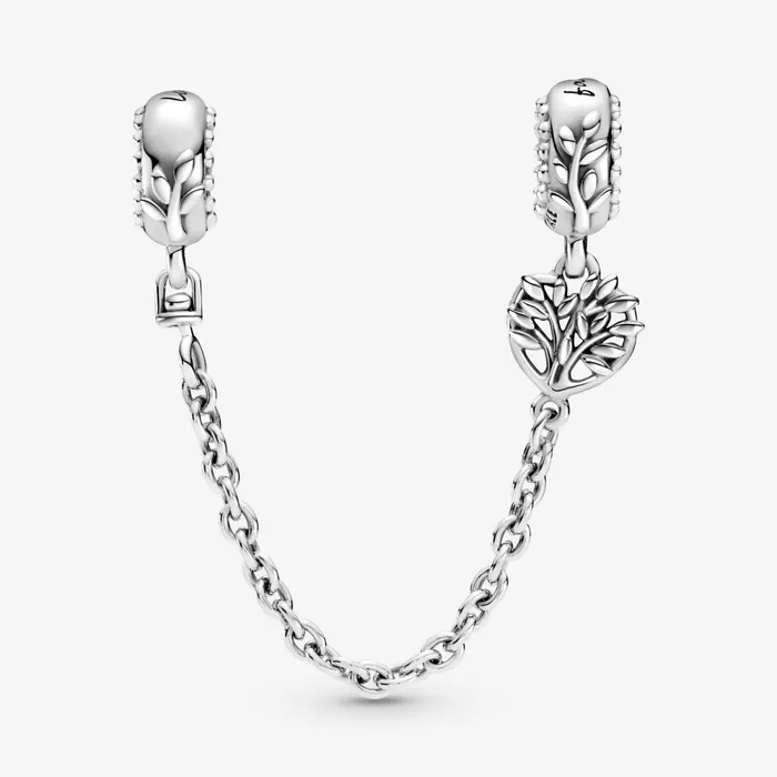 Safety Chains Women Pandora Heart Family Tree Safety Chain Charm