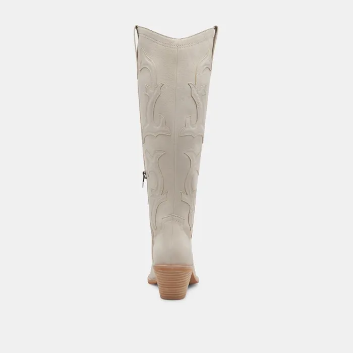 Samare Boots Ivory Nubuck Women Dolce Vita Boots and Booties