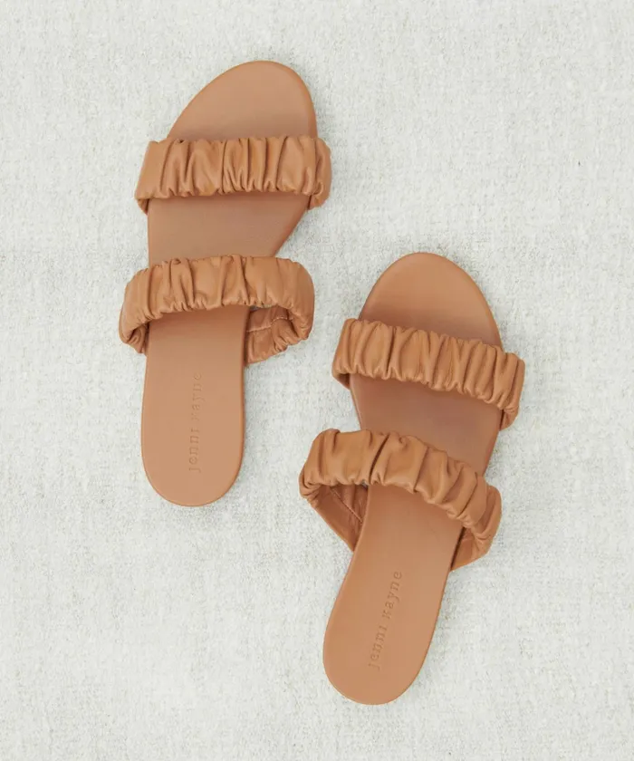Sandals and Slides Women Jenni Kayne Leather Dune Sandal Camel