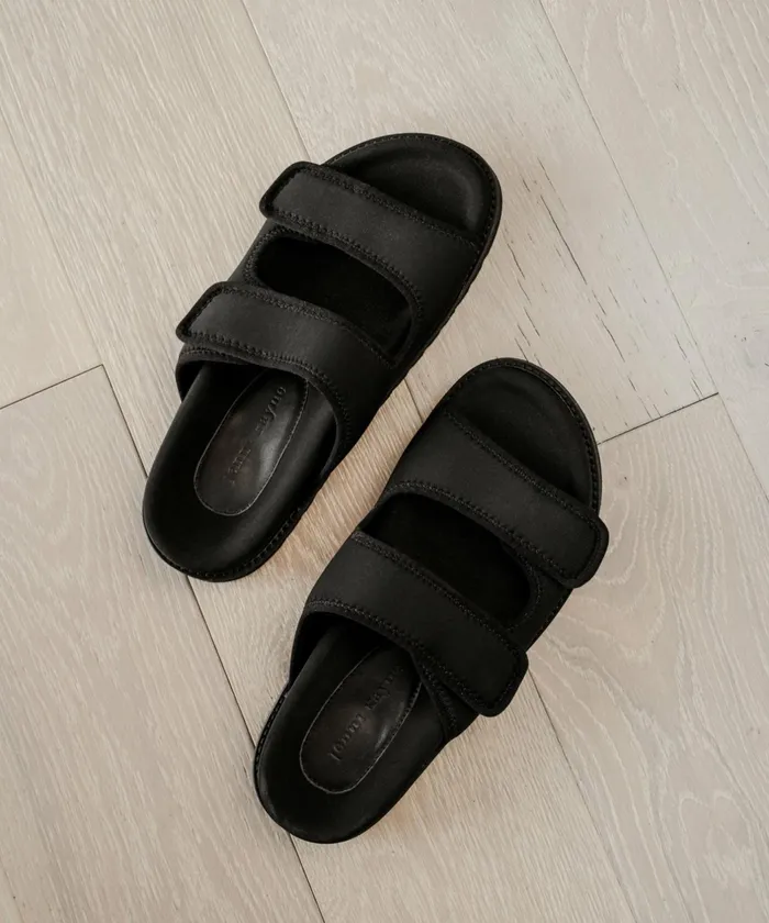 Sandals and Slides Women Jenni Kayne Neoprene Hutton Slide Sandal Black