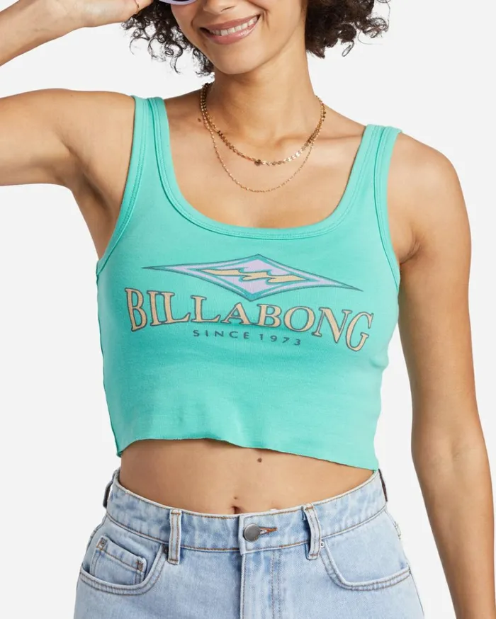 Search For Stoke TShirt Bright Lagoon Women Billabong Graphic Tees and Tanks
