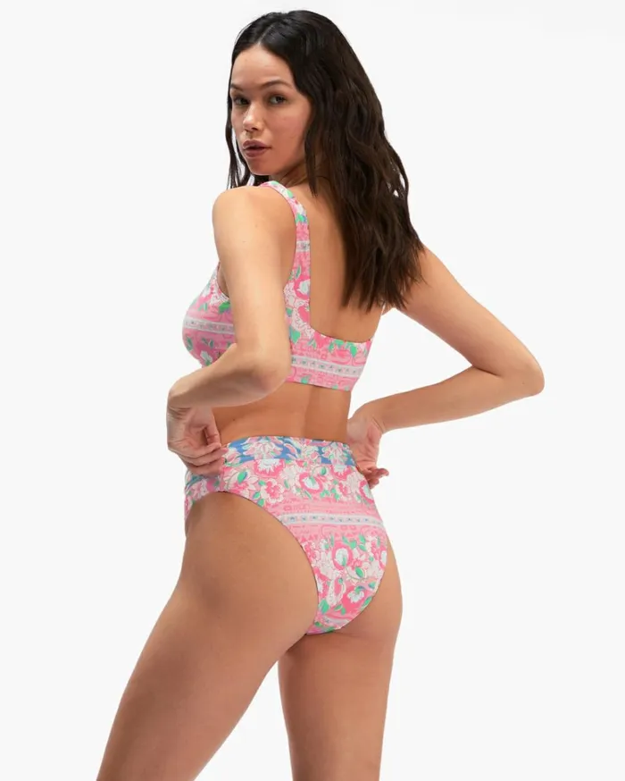 Secret Paradise Tank Bikini Top Multi Women Billabong Bikini Tops