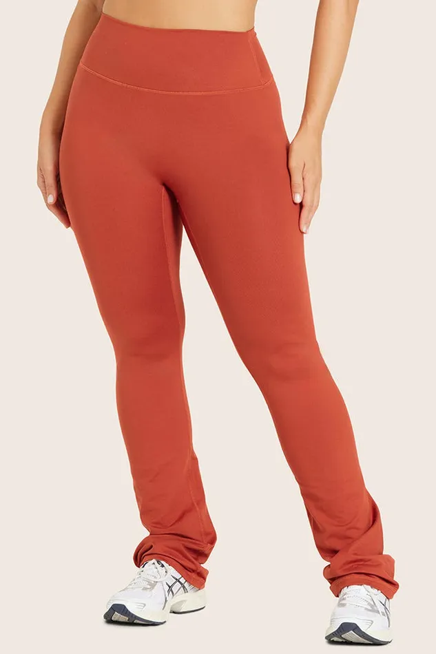 SET ACTIVE Activewear FORMCLOUD CLOUD STRAIGHT LEGGINGS 8211 CAYENNE 8211 Women