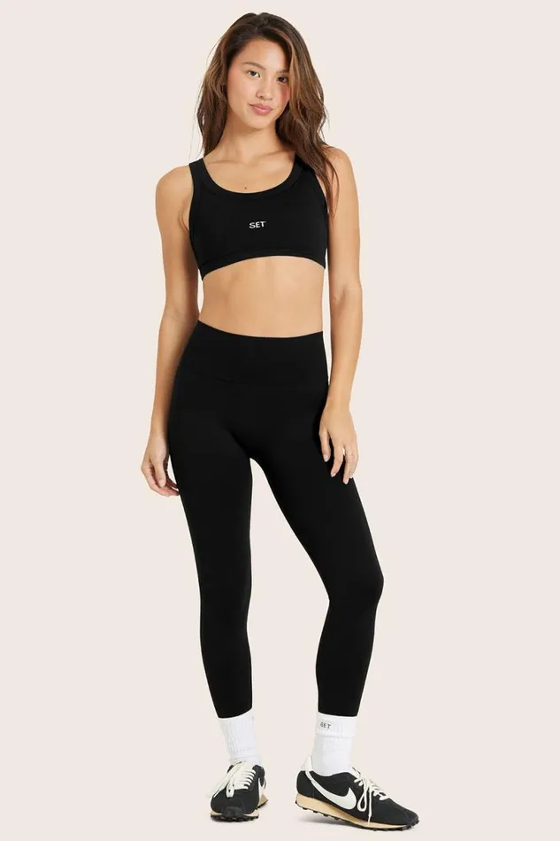 SET ACTIVE Activewear SCULPTFLEX POWER LEGGINGS 8211 ONYX 8211 Women