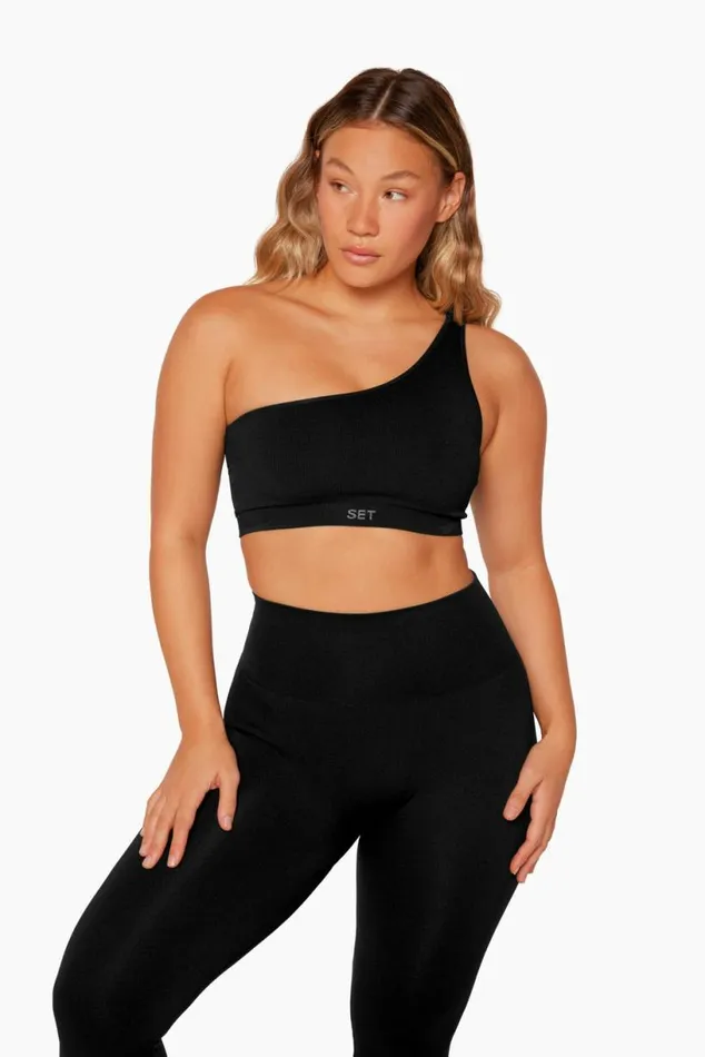 SET ACTIVE Activewear SCULPTFLEX POWER SHOULDER BRA 8211 ONYX 8211 Women