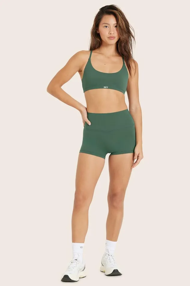 SET ACTIVE Bike Shorts AIRLUXE BREATHE MINI SHORTS 8211 JUNIPER 8211 Women