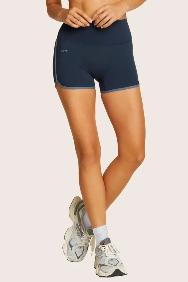 SET ACTIVE Bike Shorts SPORTBODY SPORTY STRIPE SHORTS 8211 HARBOR 8211 Women