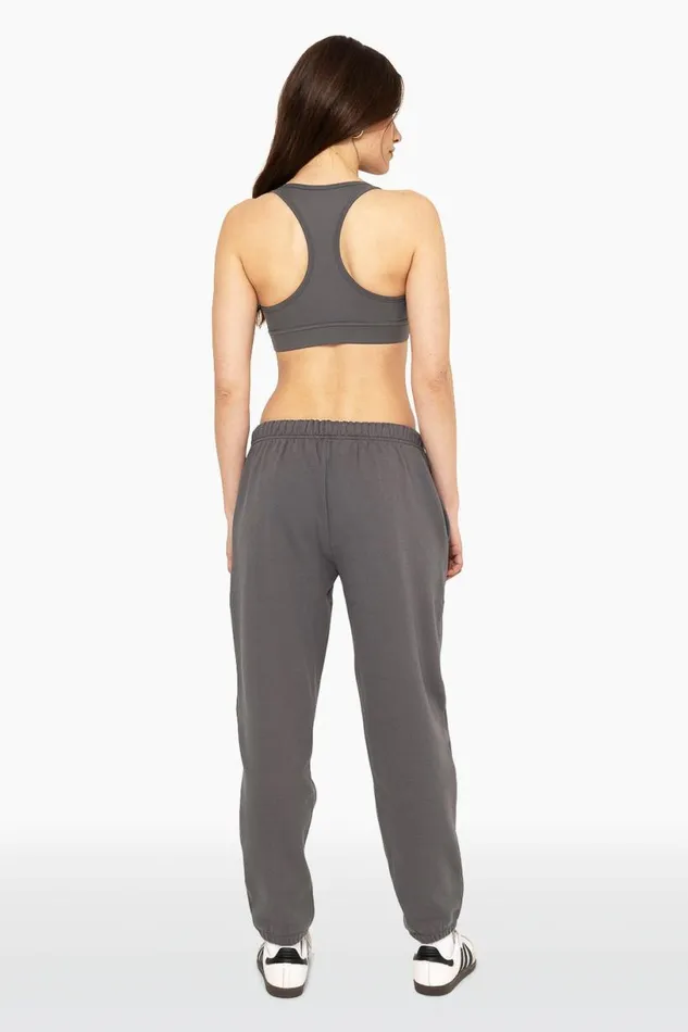 SET ACTIVE Bottoms HEAVYWEIGHT SWEATS DRAWSTRING SWEATPANTS 8211 GRAPHITE 8211 Women