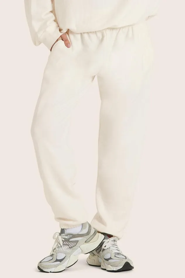 SET ACTIVE Bottoms LIGHTWEIGHT SWEATS CLASSIC POCKET SWEATPANTS 8211 BLANC 8211 Women
