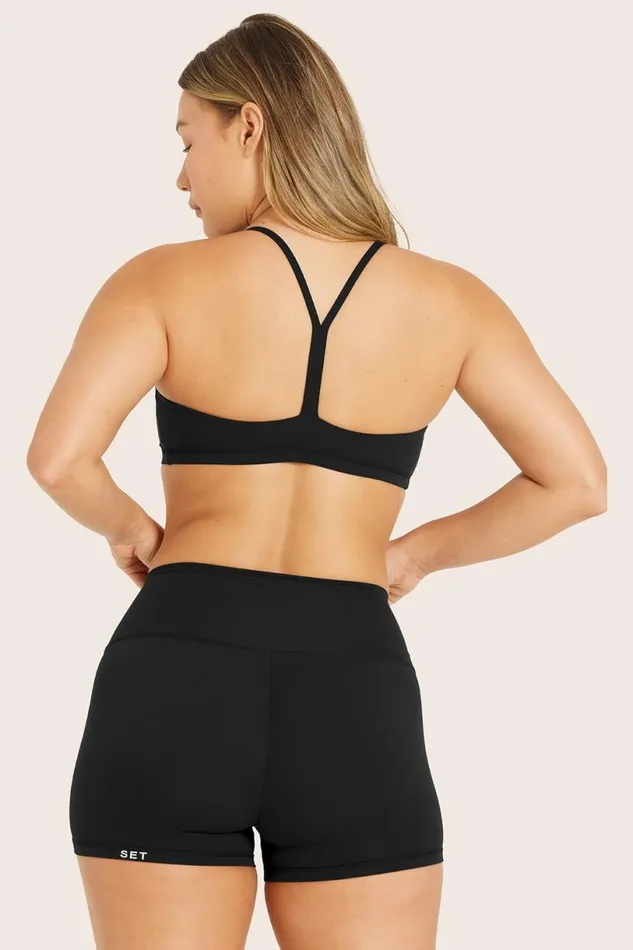 SET ACTIVE Bras AIRLUXE BREATHE Y STRAP BRA 8211 ONYX 8211 Women