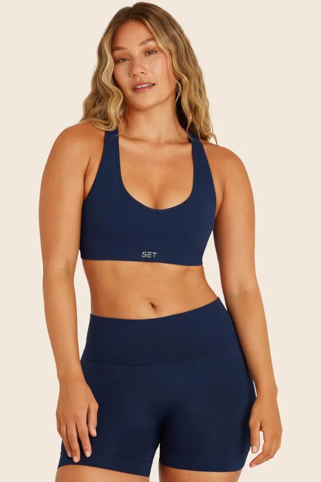 SET ACTIVE Bras SCULPTFLEX POWER RACER BRA 8211 TWILIGHT 8211 Women
