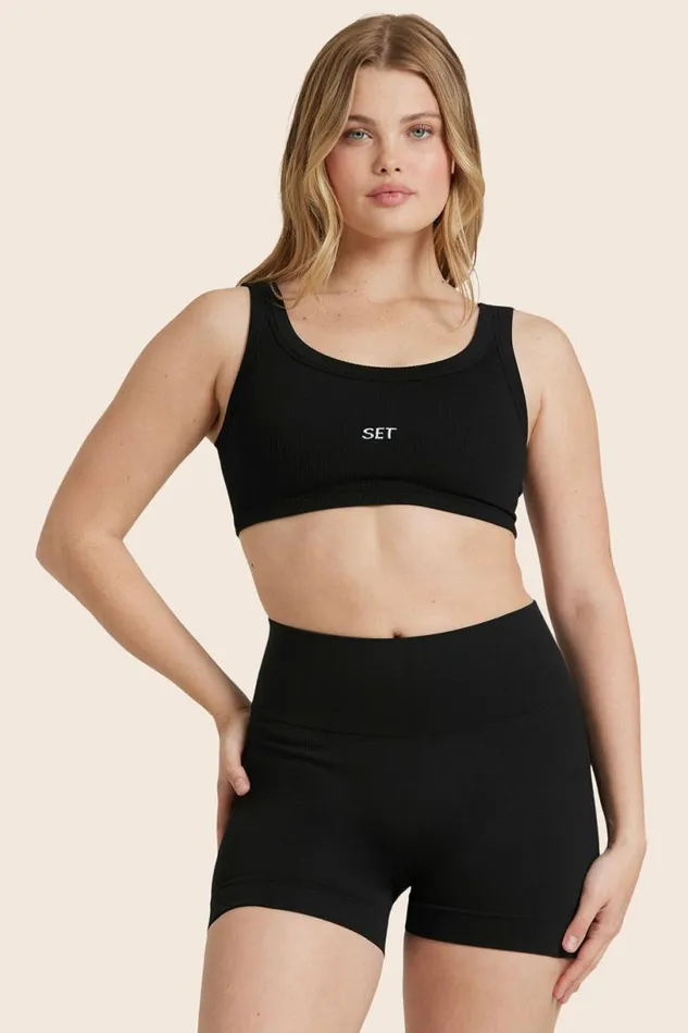 SET ACTIVE Bras Tops SCULPTFLEX POWER HOLD BRA 8211 ONYX 8211 Women