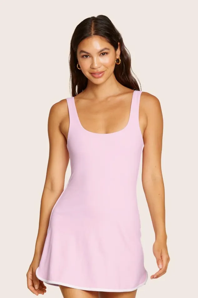 SET ACTIVE Dresses Jumpsuits Onesies SPORTBODY SPORTY STRIPE DRESS 8211 PRIMROSE 8211 Women
