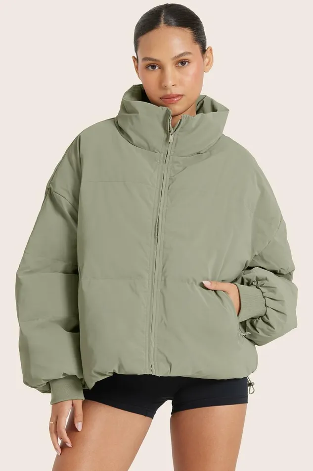 SET ACTIVE Jackets Outerwear OVERSIZED PUFFER 8211 BONSAI 8211 Women