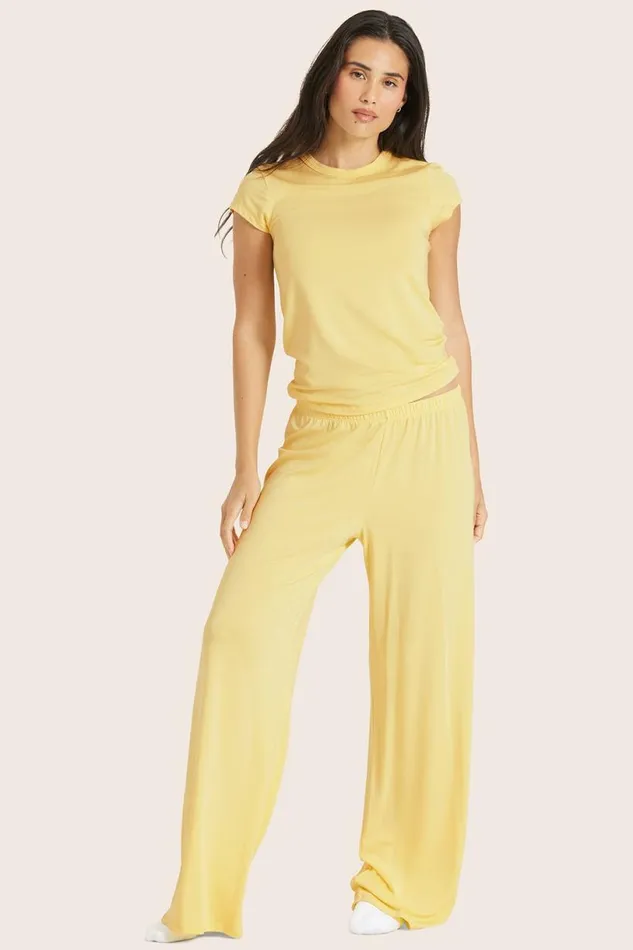 SET ACTIVE Lounge SLEEP JERSEY CLASSIC SLEEP PANTS 8211 DANDELION 8211 Women