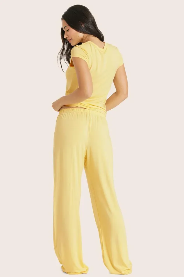 SET ACTIVE Lounge SLEEP JERSEY CLASSIC SLEEP PANTS 8211 DANDELION 8211 Women
