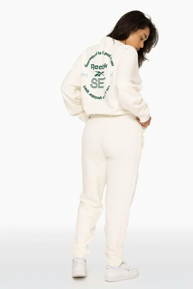 SET ACTIVE Sweats HEAVYWEIGHT SWEATS REEBOK X SET DRAWSTRING SWEATPANTS 8211 BLANC 8211 Women