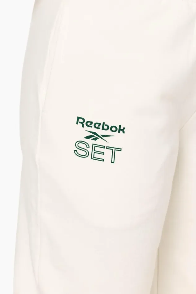 SET ACTIVE Sweats HEAVYWEIGHT SWEATS REEBOK X SET DRAWSTRING SWEATPANTS 8211 BLANC 8211 Women