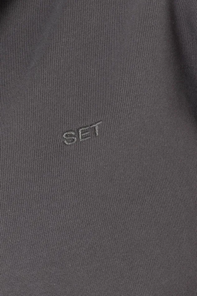 SET ACTIVE Sweats HEAVYWEIGHT SWEATS ZIP HOODIE 8211 GRAPHITE 8211 Women