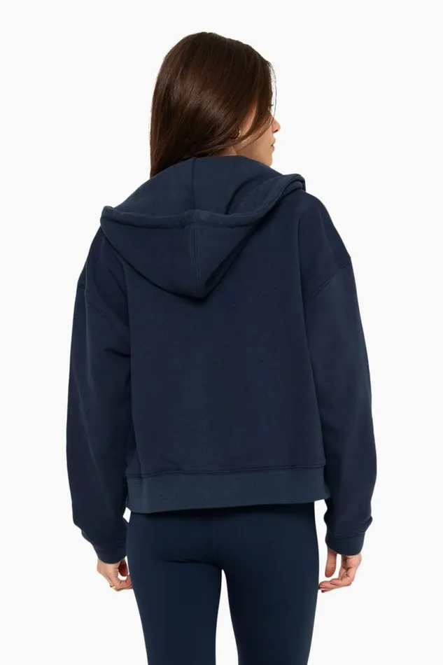 SET ACTIVE Tops HEAVYWEIGHT SWEATS ZIP HOODIE 8211 OXFORD 8211 Women