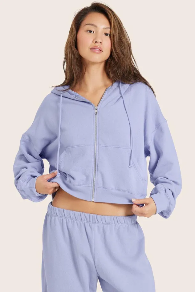 SET ACTIVE Tops LIGHTWEIGHT SWEATS CLASSIC ZIP HOODIE 8211 LILY 8211 Women