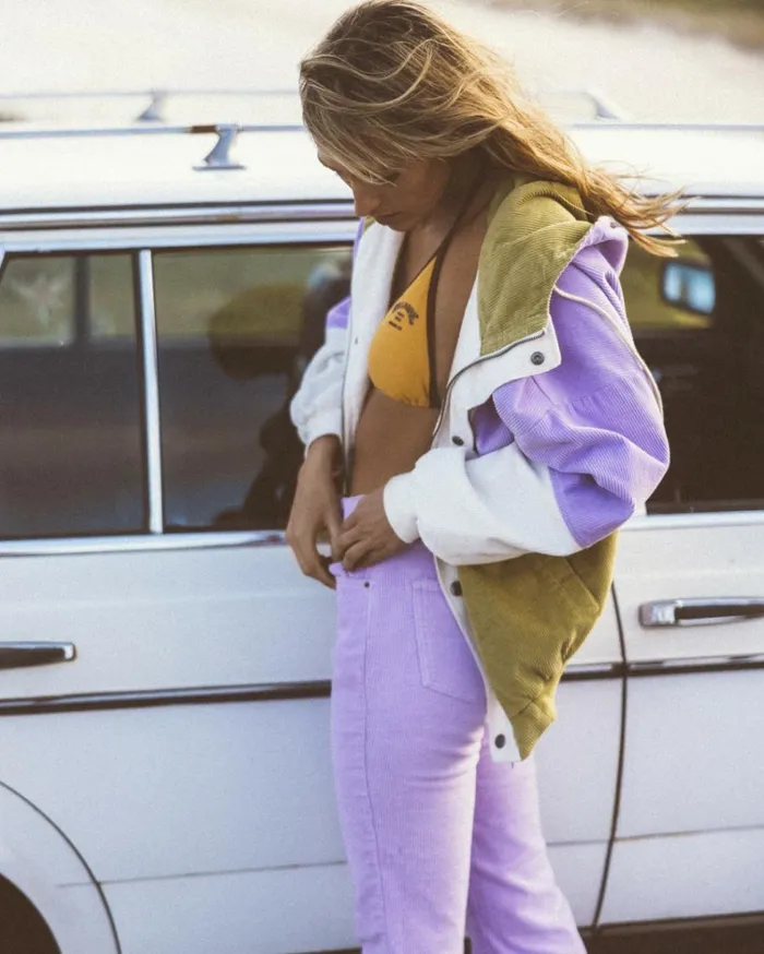 Set The Tone Corduroy Jacket Multi Women Billabong Jackets