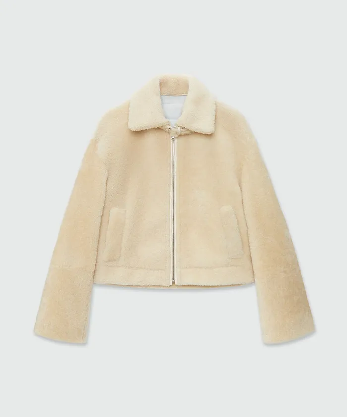Sheepskin Jacket Women MSGM Jackets And Coats