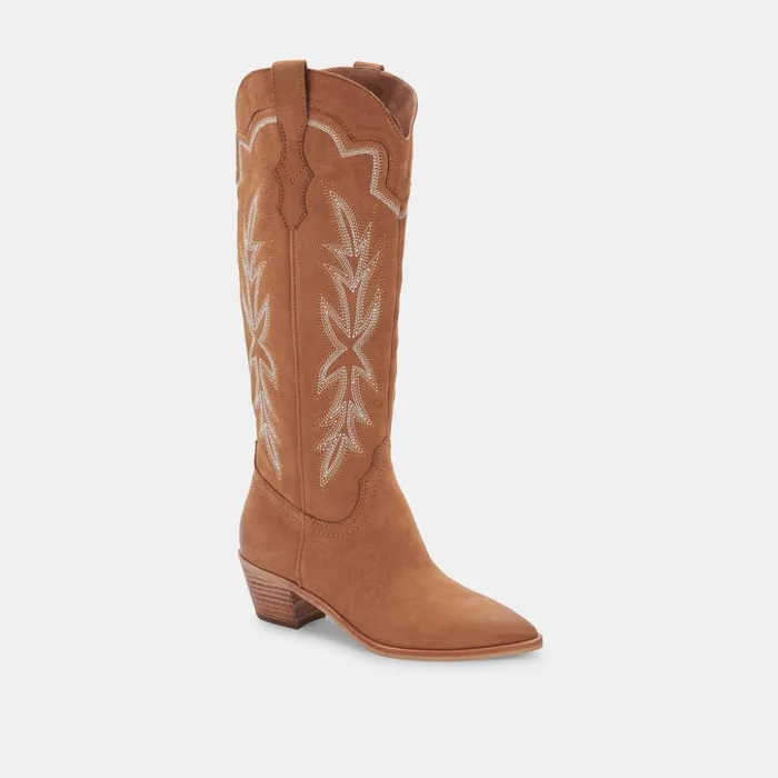 Shiren Boots Whiskey Nubuck Women Dolce Vita Boots and Booties