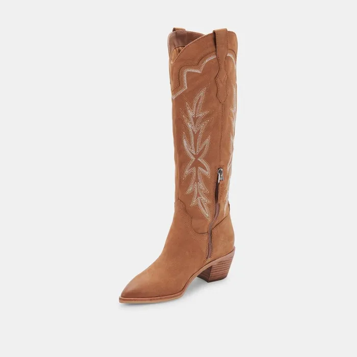 Shiren Boots Whiskey Nubuck Women Dolce Vita Boots and Booties