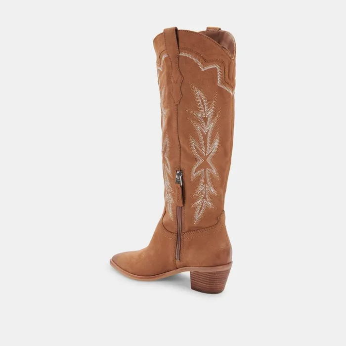 Shiren Boots Whiskey Nubuck Women Dolce Vita Boots and Booties