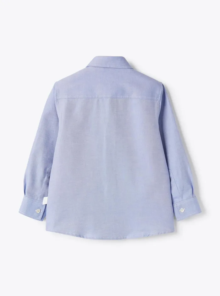 Shirts Boy 216 Il Gufo Oxford Cotton Shirt