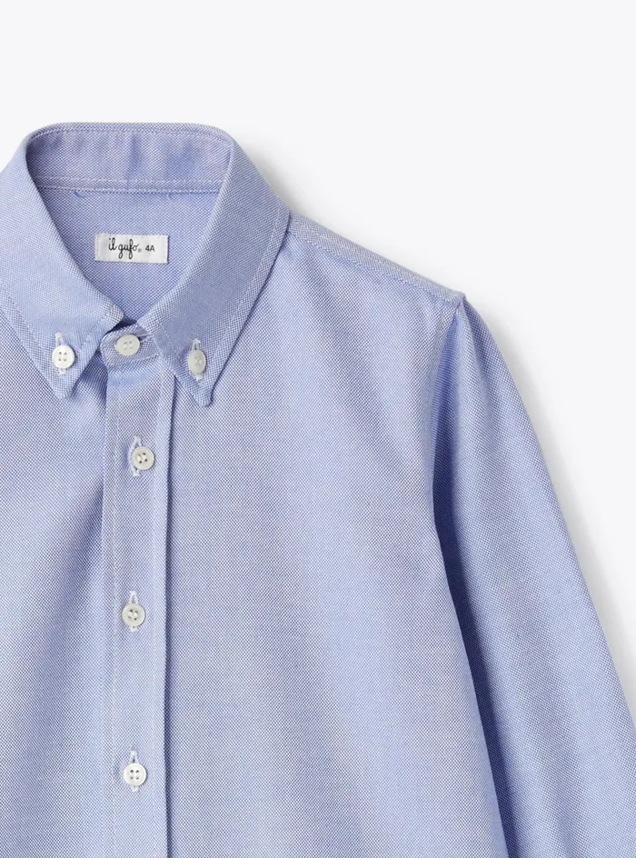 Shirts Boy 216 Il Gufo Oxford Cotton Shirt