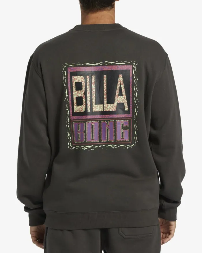 Shorebird Crew Sweatshirt Raven Men Billabong Hoodies and Fleece