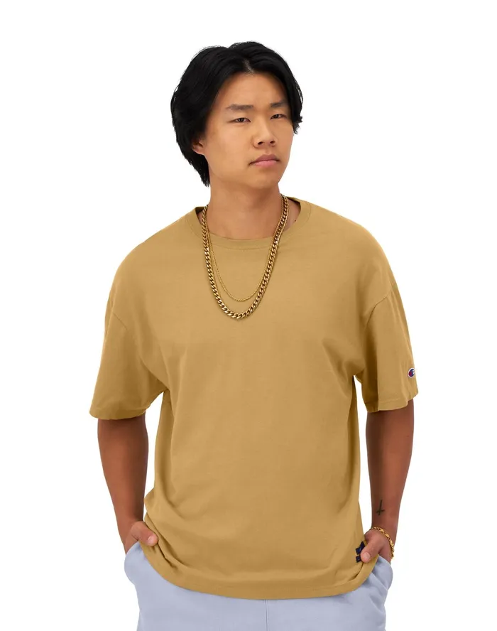ShortSleeve TShirt Creating Between The Lines Tag Washed Tan Slacks Men Champion TShirts and Tops ShortSleeve TShirt Creating Between The Lines Tag Washed Tan Slacks Men Champion TShirts and Tops