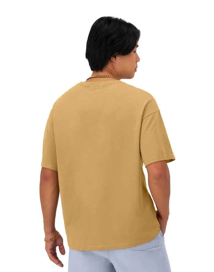 ShortSleeve TShirt Creating Between The Lines Tag Washed Tan Slacks Men Champion TShirts and Tops