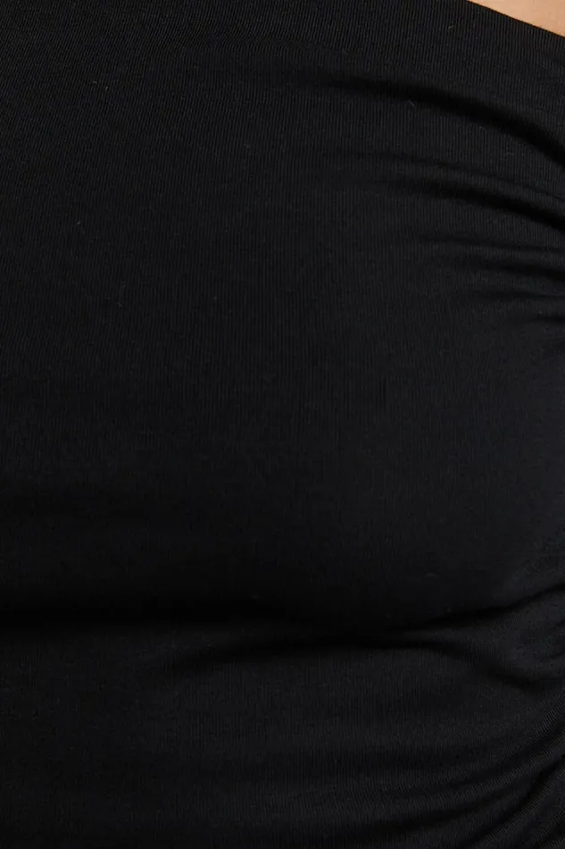 Sierra Top 8211 Long Sleeve Off Shoulder Jersey Top In Black Women Showpo Tops