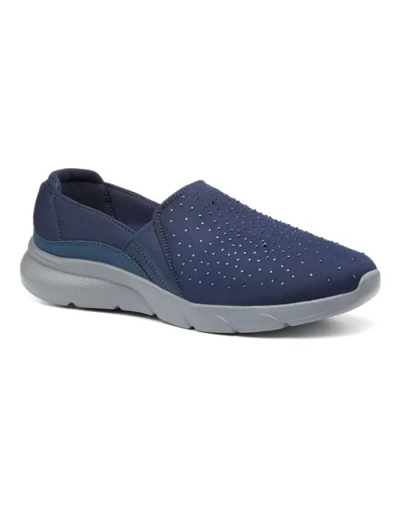 Sisu Shoes Navy Women Hotter Flat Shoes