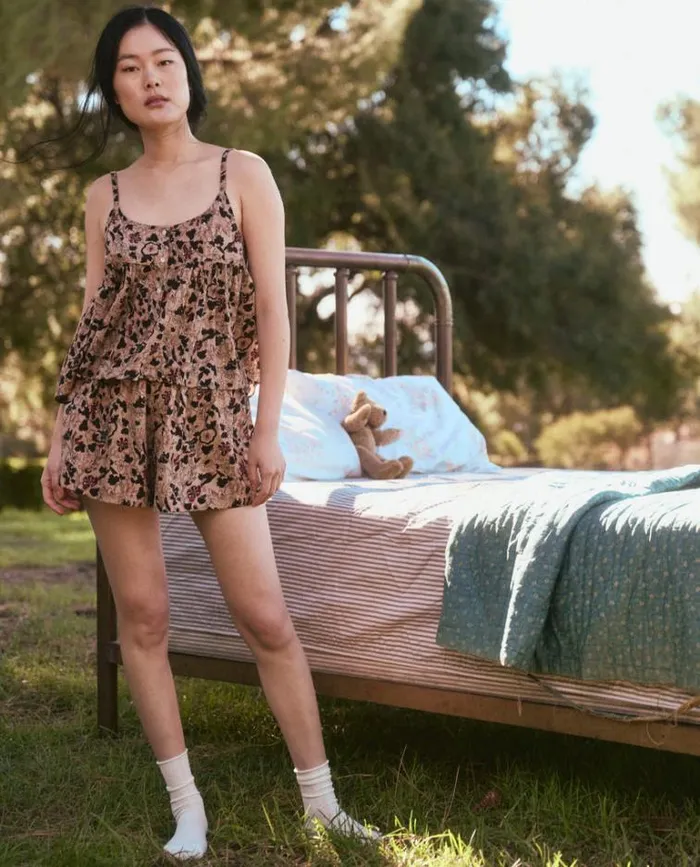 Sleep Tops Women039s The Great The Nightime Cami Canyon Floral