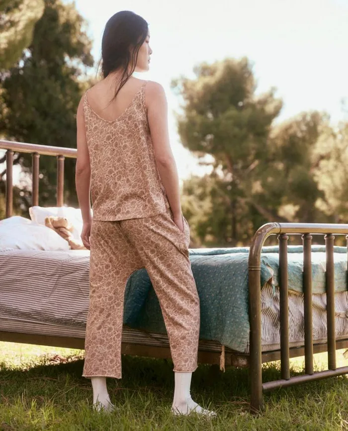 Sleep Tops Women039s The Great The Sleep Cami Tank Pink Clay Feather Grass