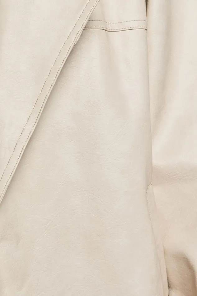 Sndys The Label 8211 Royce Oversized Jacket In Stone Women Showpo Jackets and Coats