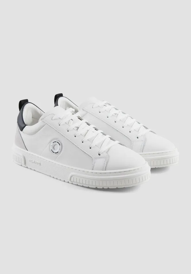 Sneakers Men Antony Morato Rico Sneaker In Leather White Sneakers Men Antony Morato Rico Sneaker In Leather White