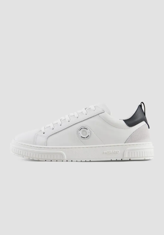 Sneakers Men Antony Morato Rico Sneaker In Leather White Sneakers Men Antony Morato Rico Sneaker In Leather White