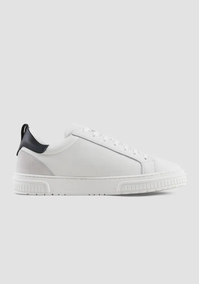 Sneakers Men Antony Morato Rico Sneaker In Leather White Sneakers Men Antony Morato Rico Sneaker In Leather White