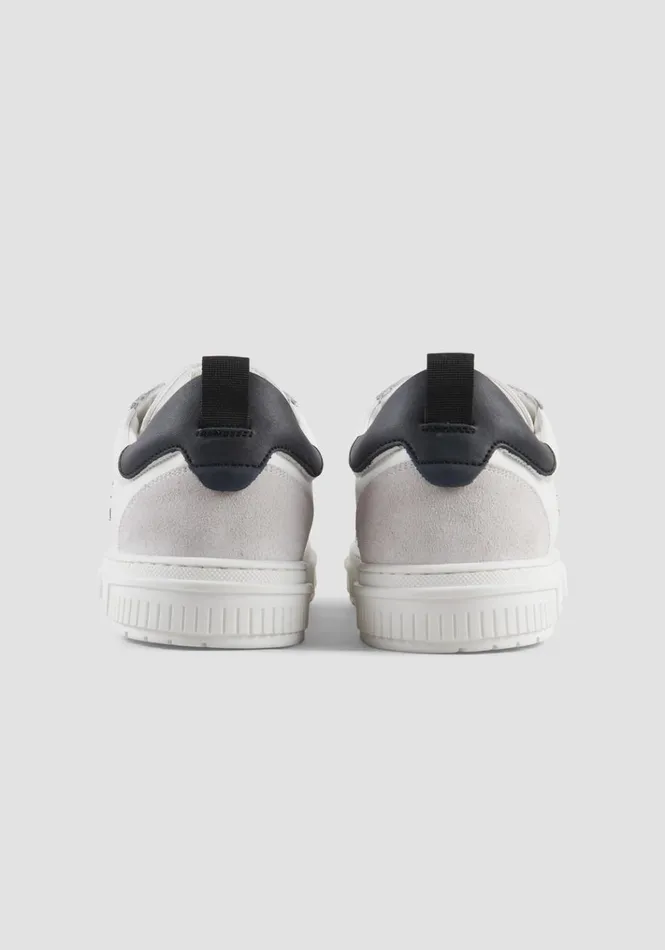 Sneakers Men Antony Morato Rico Sneaker In Leather White Sneakers Men Antony Morato Rico Sneaker In Leather White
