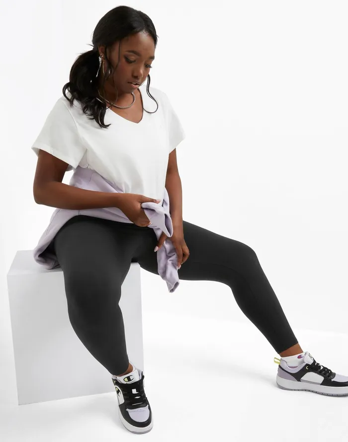 Soft Touch 78 Leggings 25034 Plus Size Black Women Champion Plus Size