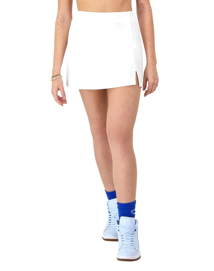 Soft Touch Skort C Logo 25034 White Women Champion Shorts